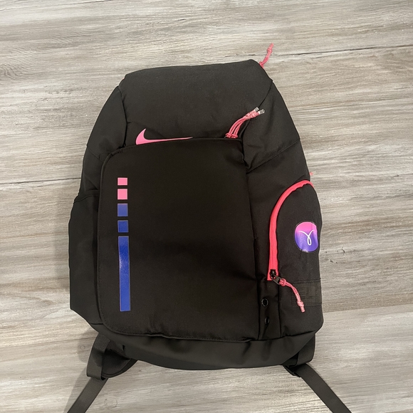 Nike Elite Pro Kay Yow Basketball Backpack Black Pink 2023 Hoops